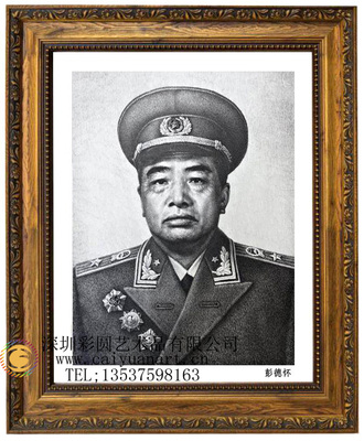 SDYSSH-02_钢笔素描手绘十大元帅_彭德怀