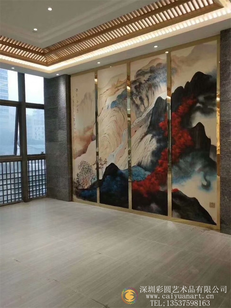 深圳南山餐饮乡里头鱼仔店墙体墙绘-手绘-彩绘壁画003.jpg