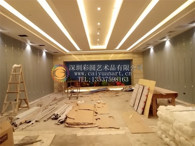 cpzs_jd_sh-002墙体手绘_酒店休闲会所彩绘墙画_墙绘3d壁画-深圳彩圆装饰壁画