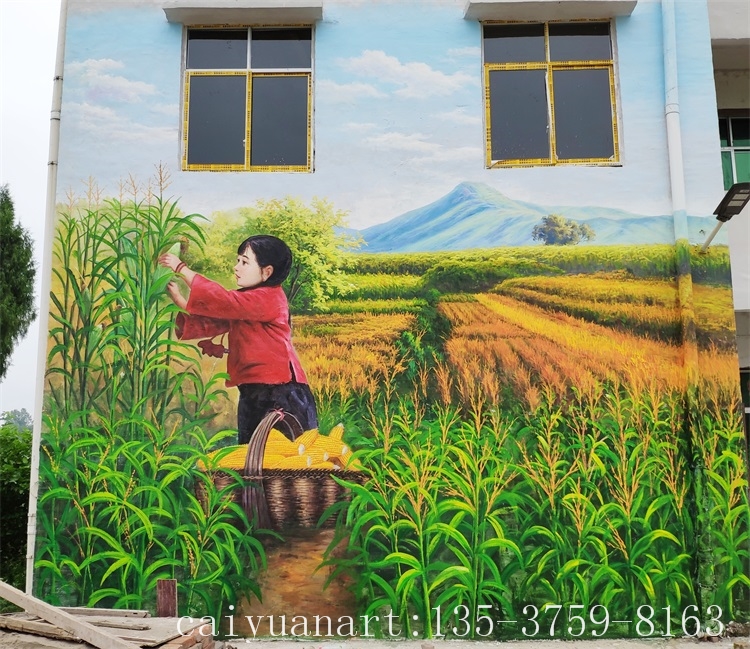 墙绘壁画_广西玉林新农村文化墙优惠报价012