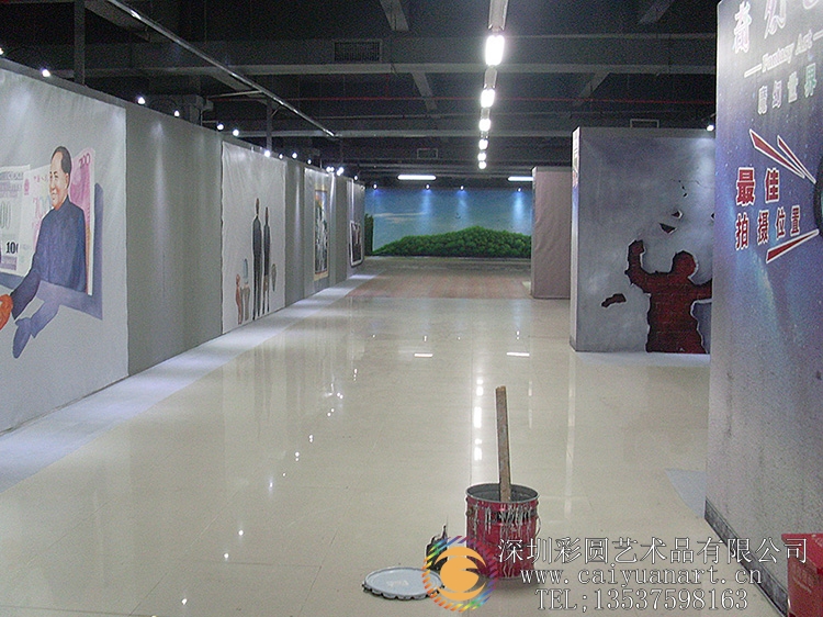 江门3D展馆人物手绘3D壁画.jpg